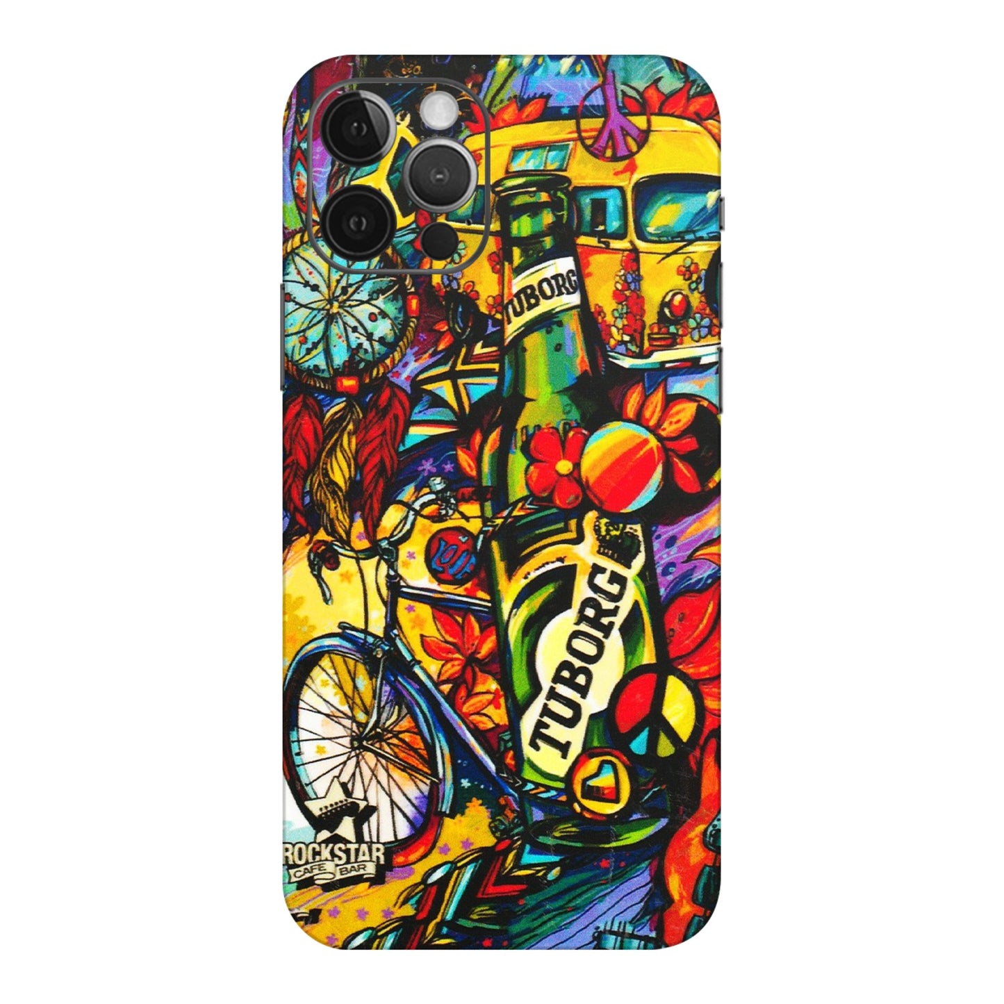 Apple iPhone Skins (All Models) - Cool Beer Bottle - 3D Embossed Finish (L-193) iPhone 12 Pro