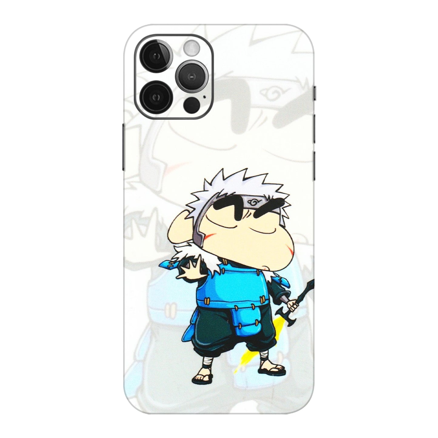 Apple iPhone Skins (All Models) - Angry Young Shinchan - 3D Embossed Finish (L-226) iPhone 12 Pro