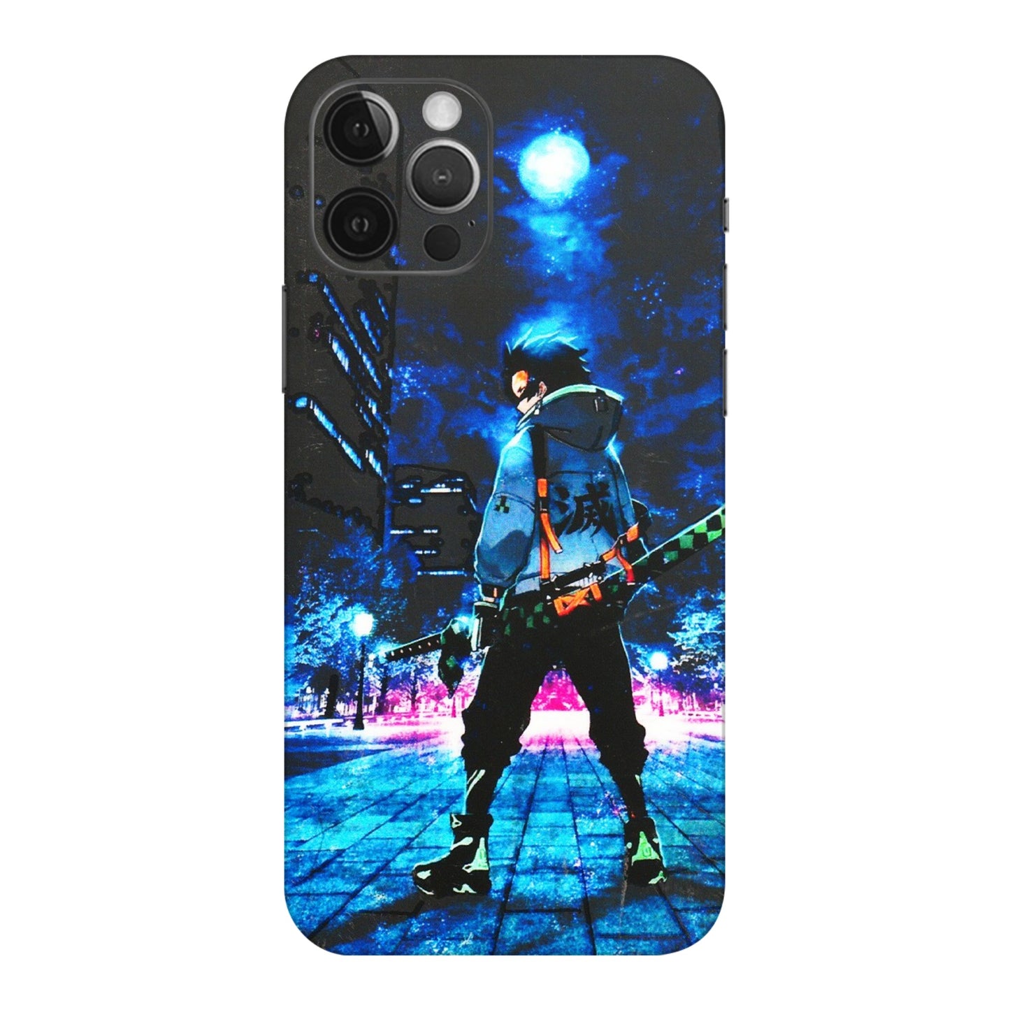 Apple iPhone Skins (All Models) - Demon Slayer Sword - 3D Embossed Finish (L-247) iPhone 12 Pro