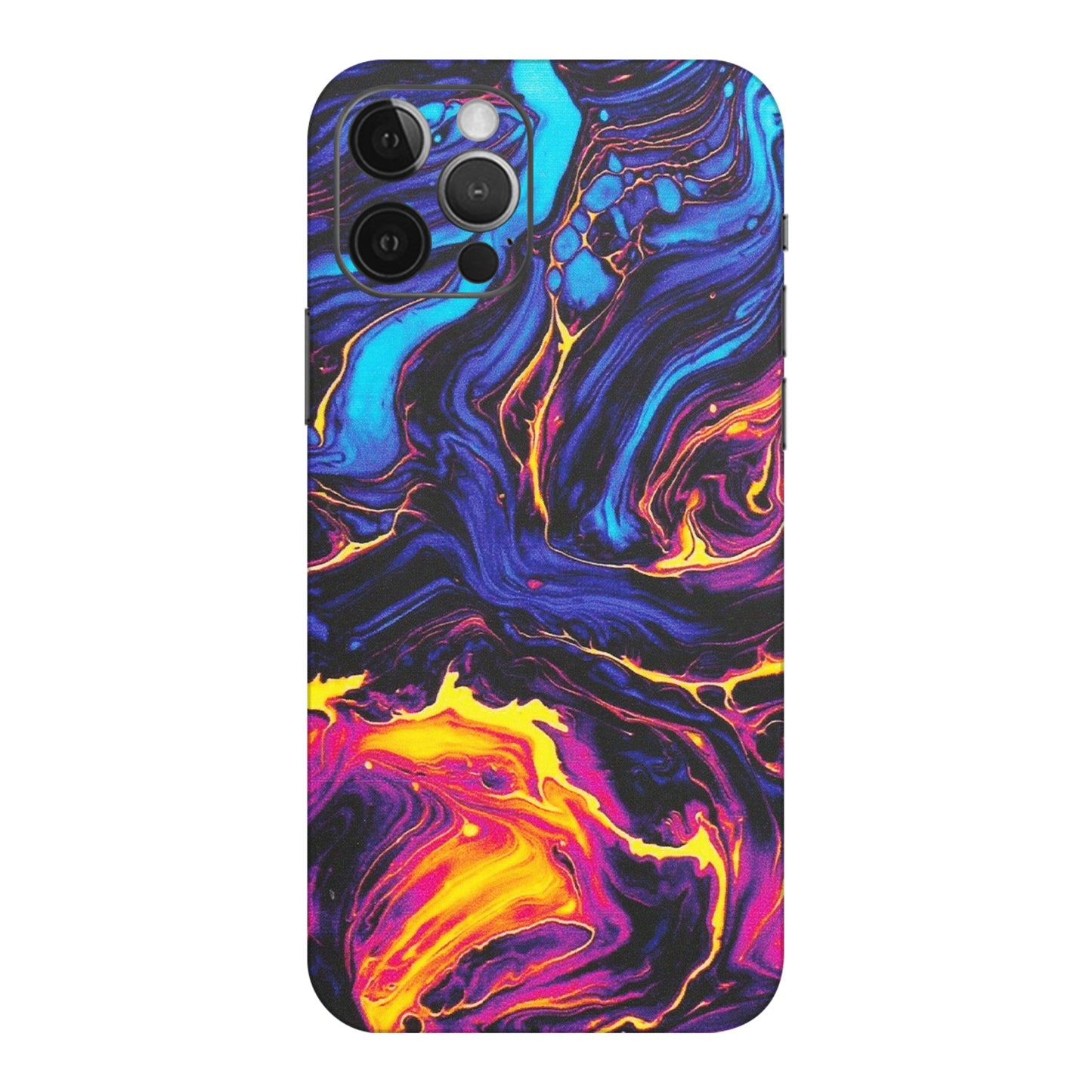 Apple iPhone Skins (All Models) - Abstract Paint Classy - Matte Finish (M-15) iPhone 12 Pro