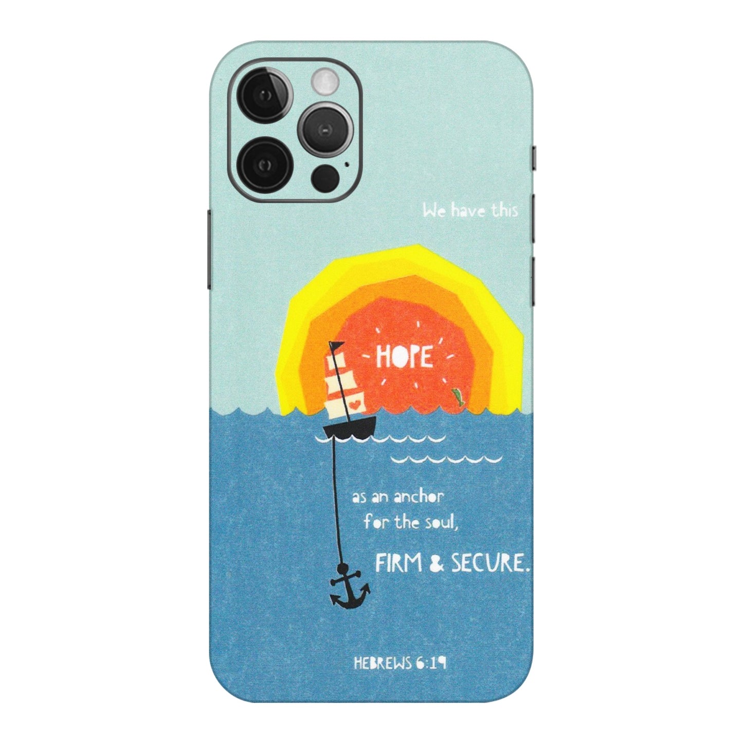 Apple iPhone Skins (All Models) - A Beautiful Sunset of Hope - Matte Finish (M-75) iPhone 12 Pro