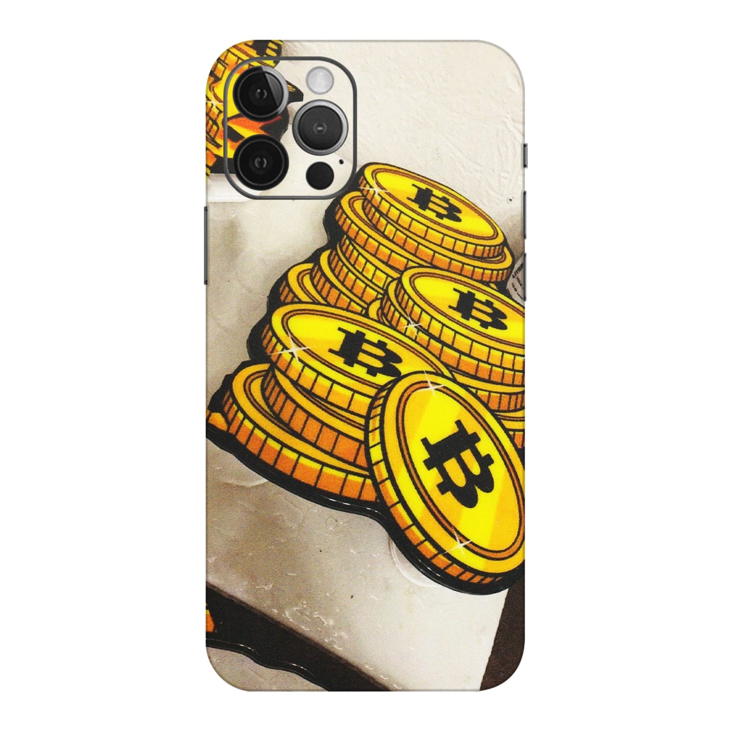 Apple iPhone Skins (All Models) - Billionaire Bitcoin Collection - Matte Finish (M-92) iPhone 12 Pro