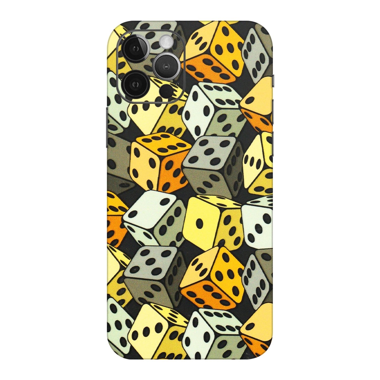Apple iPhone Skins (All Models) - Dices Of Life - 3D Embossed Finish (L-04) iPhone 12 Pro Max