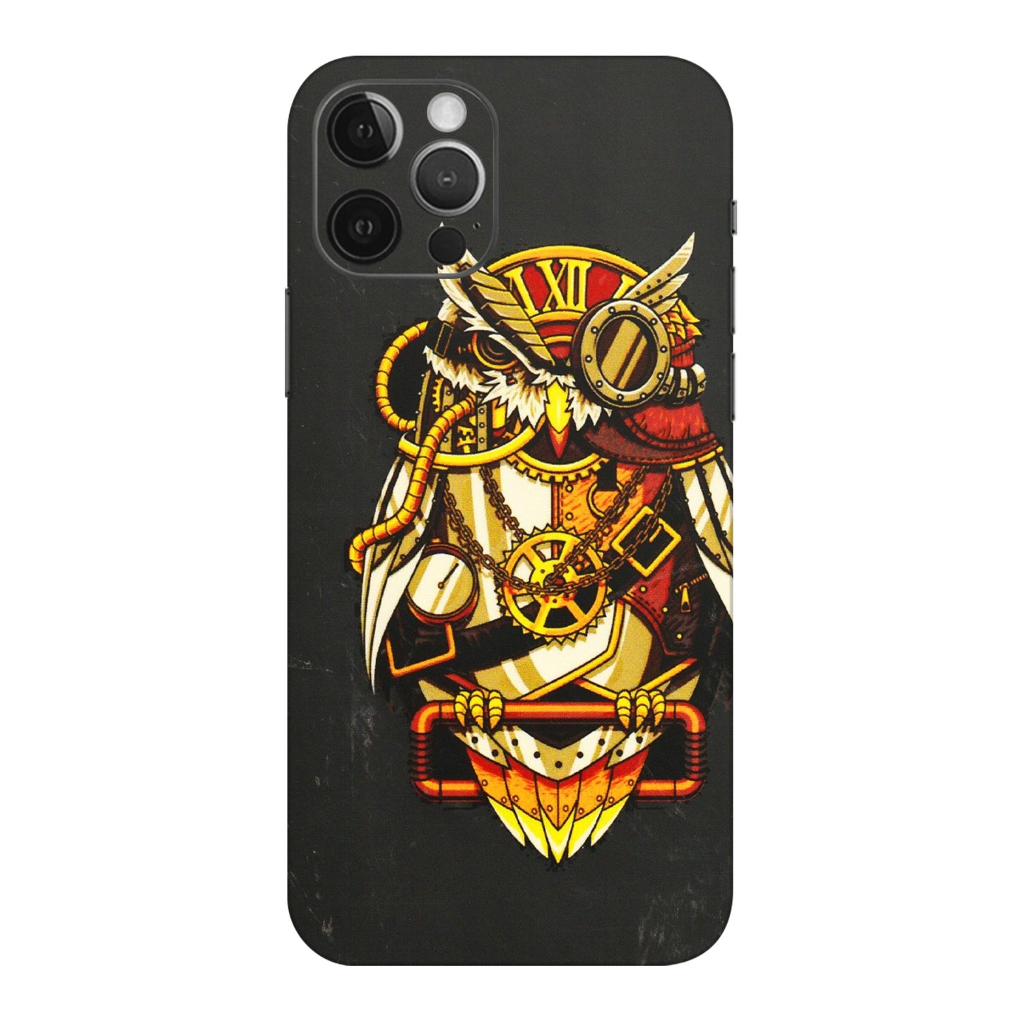 Apple iPhone Skins (All Models) - Classy Smart Owl - 3D Embossed Finish (L-144) iPhone 12 Pro Max
