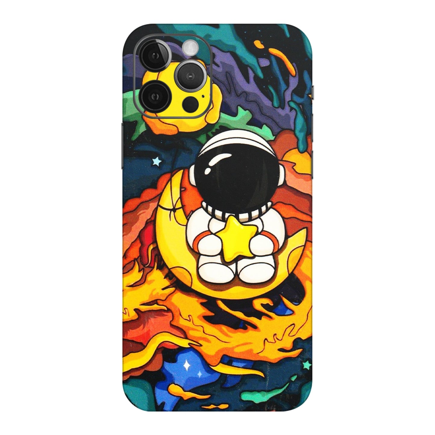Apple iPhone Skins (All Models) - Baby Astronaut - 3D Embossed Finish (L-197) iPhone 12 Pro Max