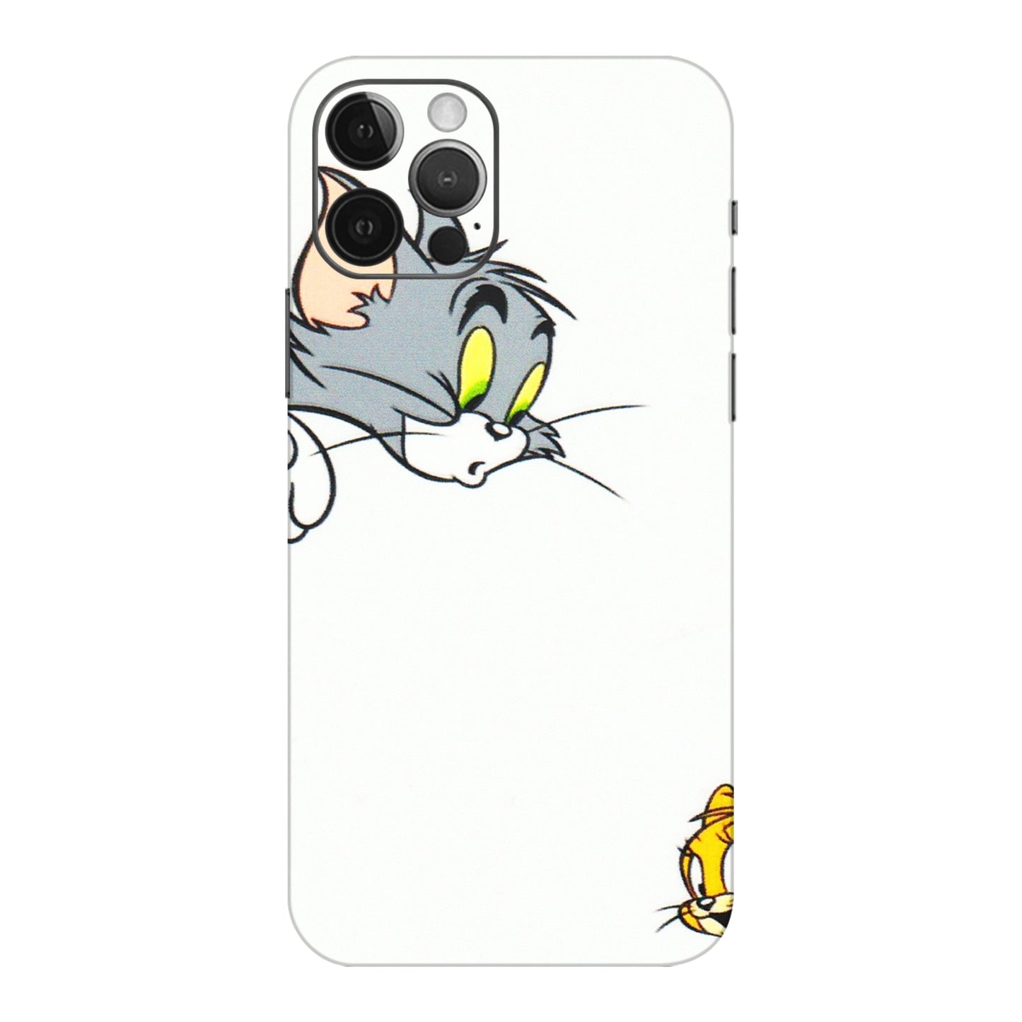 Apple iPhone Skins (All Models) - Cute Tom And Jerry - 3D Embossed Finish (L-220) iPhone 12 Pro Max