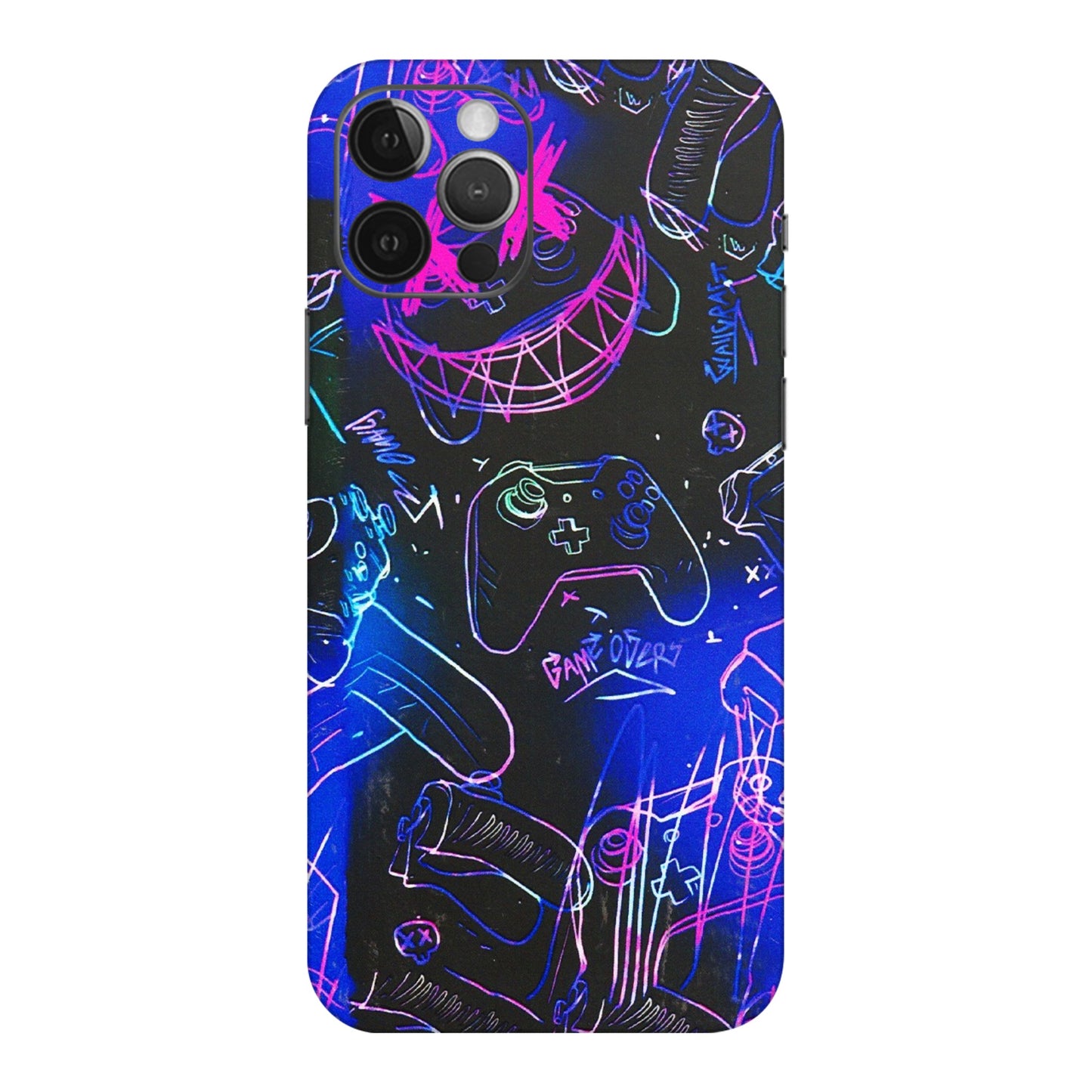 Apple iPhone Skins (All Models) - Gamers Paradise - 3D Embossed Finish (L-258) iPhone 12 Pro Max