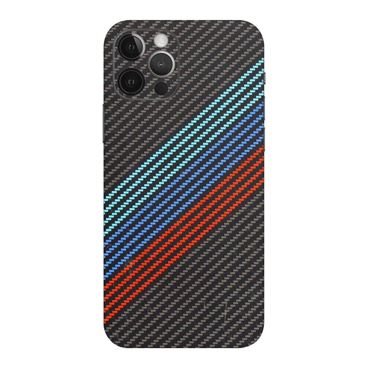 Apple iPhone Skins (All Models) - Carbon BM - 3D Embossed Finish (L-302) iPhone 12 Pro Max