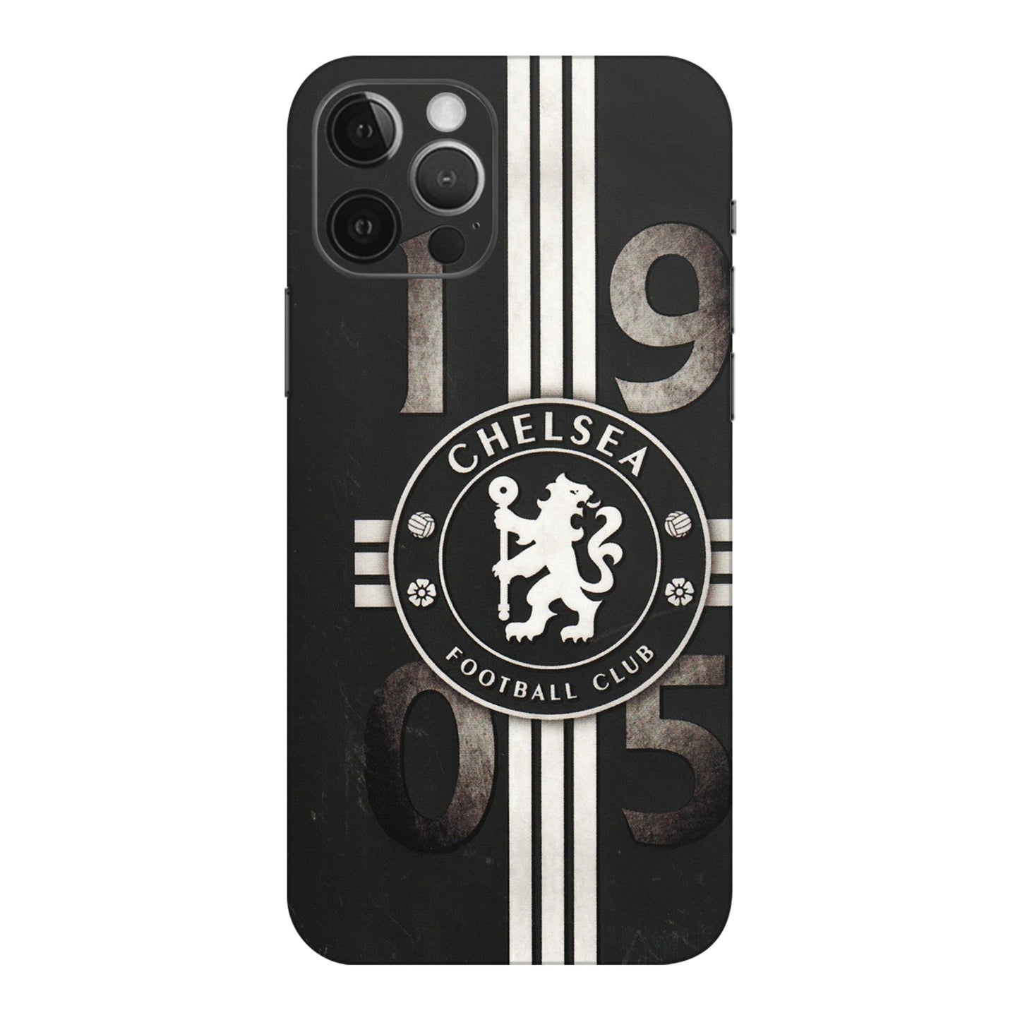 Apple iPhone Skins (All Models) - Chelsea Fan Club - 3D Embossed Finish (L-36) iPhone 12 Pro Max