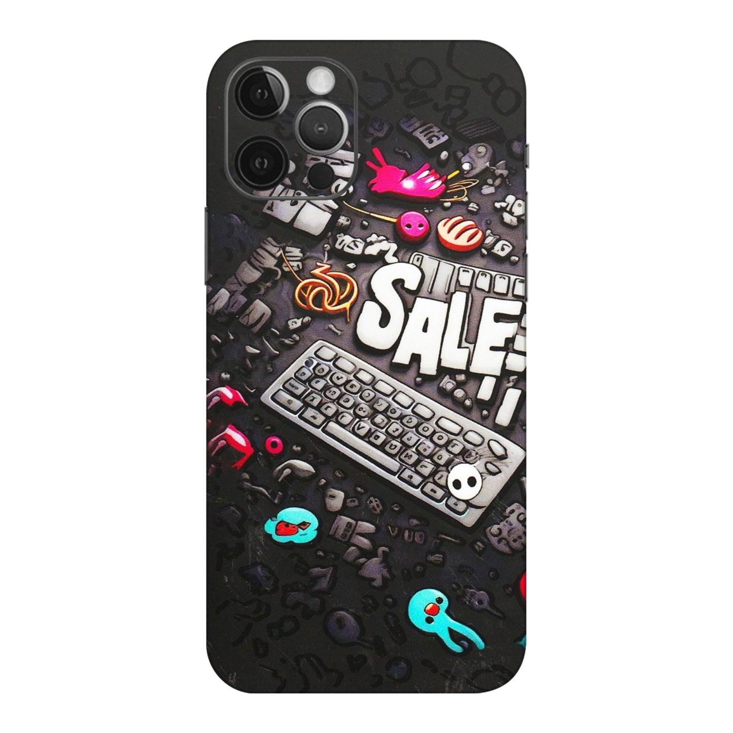 Apple iPhone Skins (All Models) - Gadgets Sale - 3D Embossed Finish (L-50) iPhone 12 Pro Max