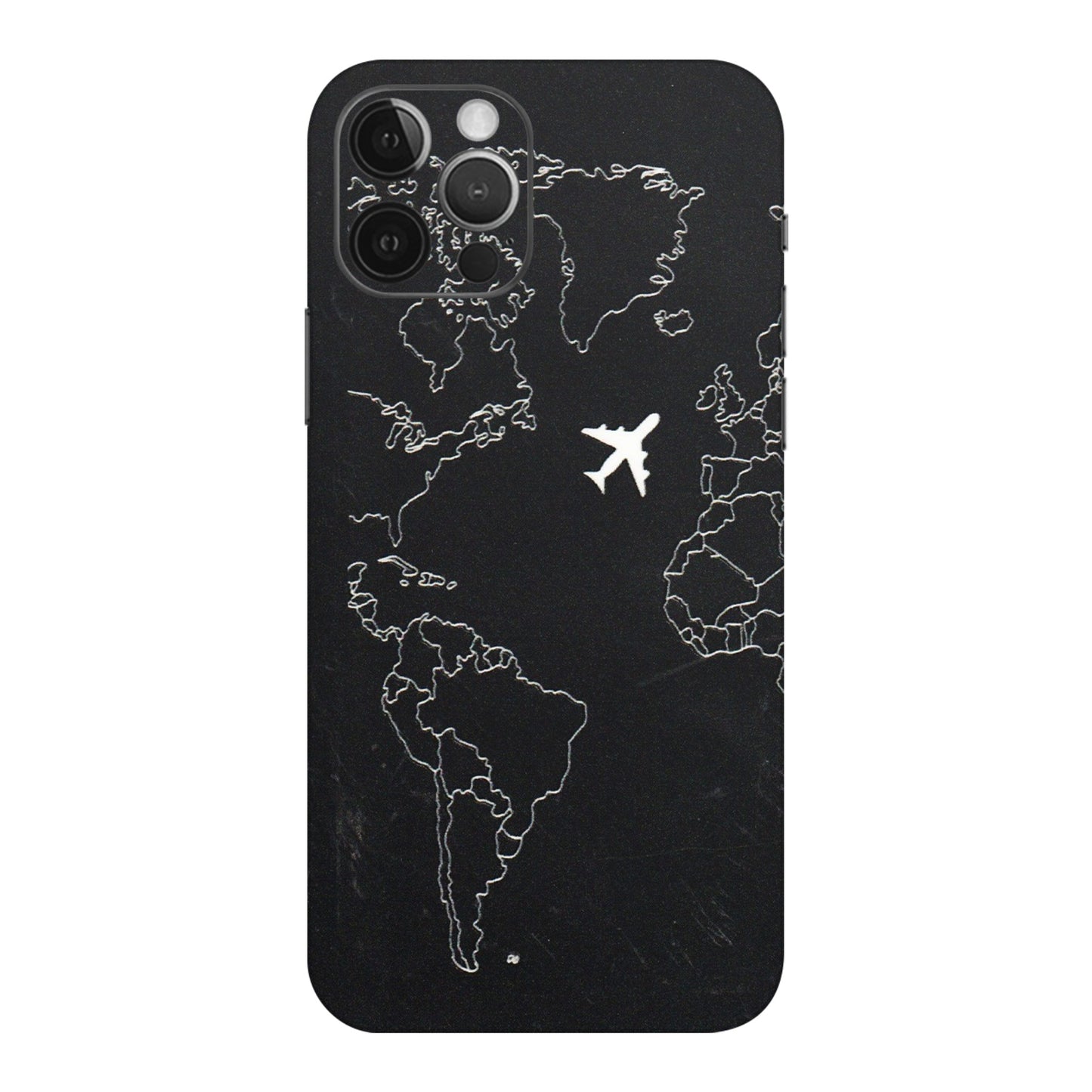 Apple iPhone Skins (All Models) - Never Ending Travel - 3D Embossed Finish (L-79) iPhone 12 Pro Max