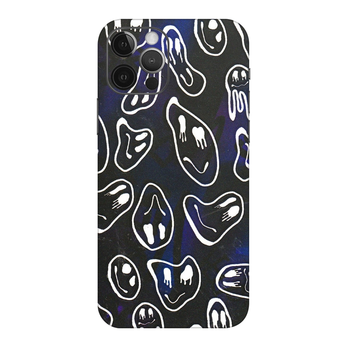 Apple iPhone Skins (All Models) - Distorted Smileys - 3D Embossed Finish (L-92) iPhone 12 Pro Max