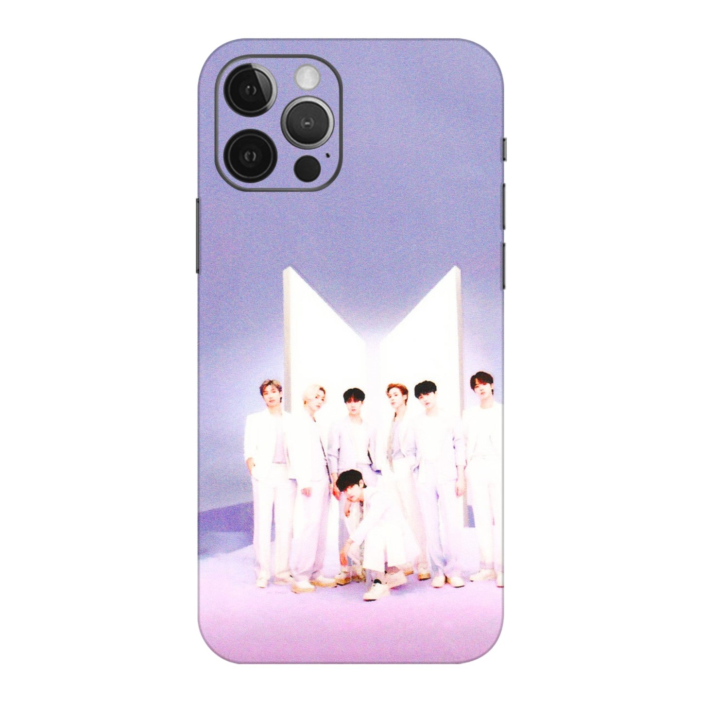 Apple iPhone Skins (All Models) - BTS - 3D Embossed Finish (L-94) iPhone 12 Pro Max