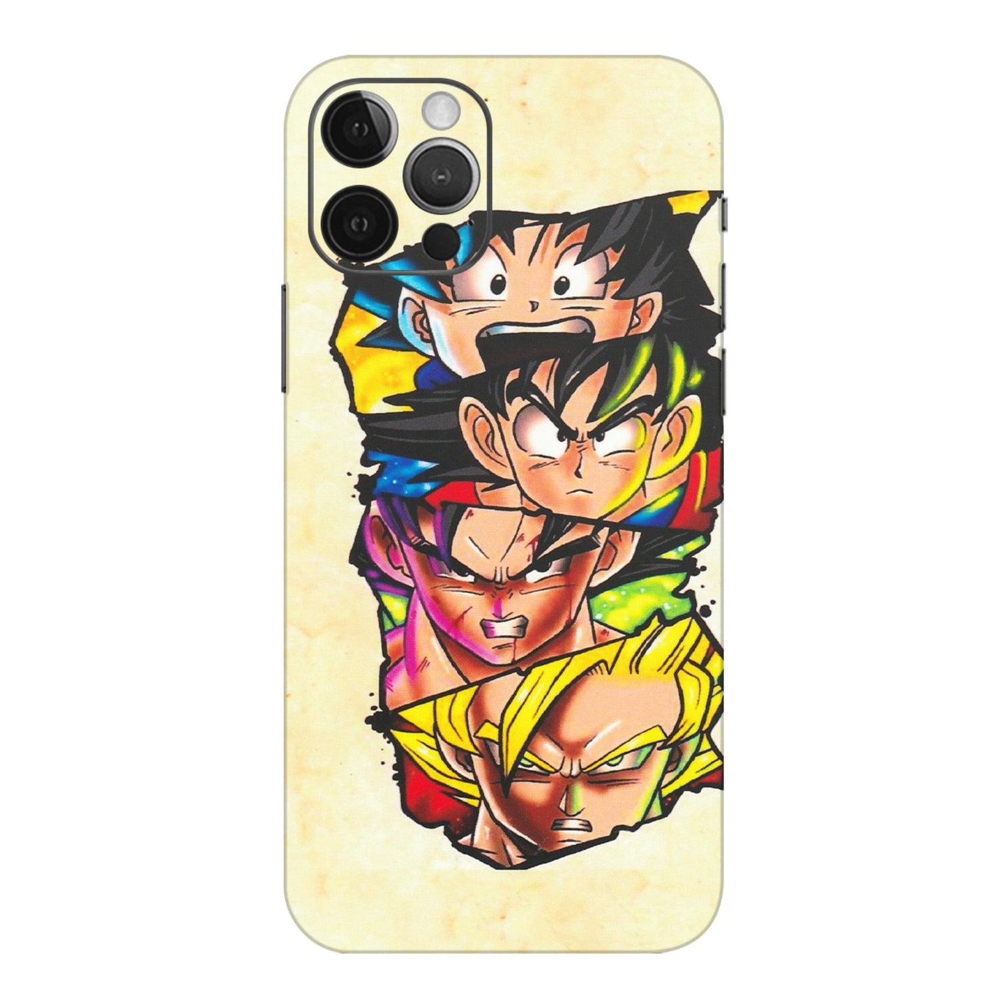 Apple iPhone Skins (All Models) - Angry Multi Anime - Matte Finish (M-113) iPhone 12 Pro Max