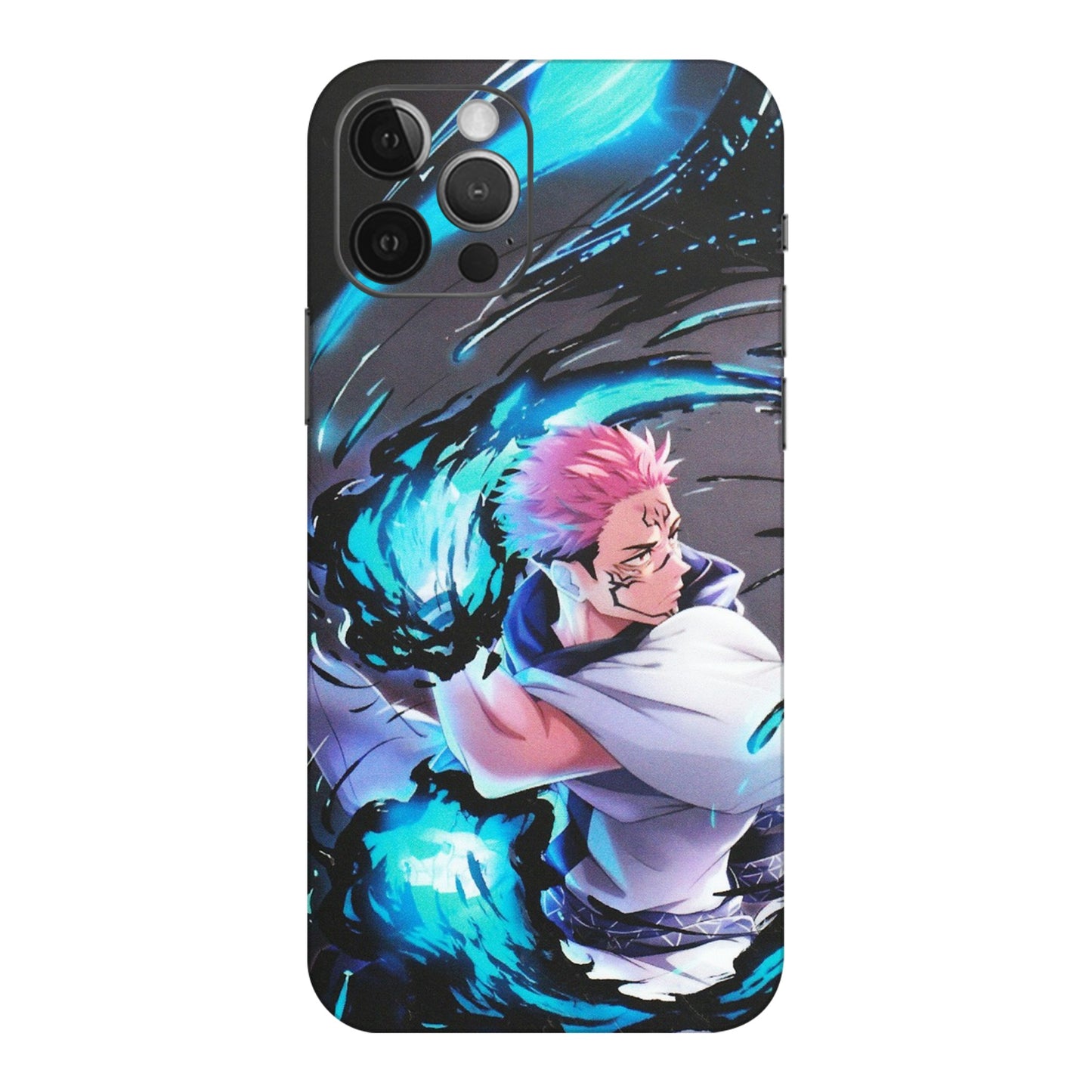 Apple iPhone Skins (All Models) - New Jujutsu Kaisen Grey Blue Anime - Matte Finish (M-127) iPhone 12 Pro Max