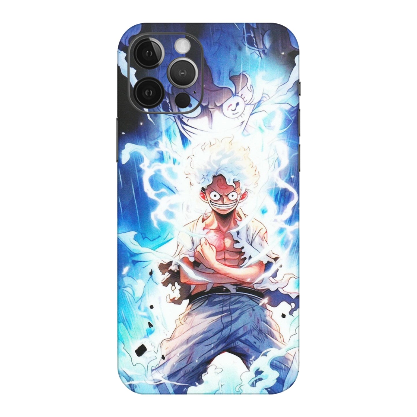 Apple iPhone Skins (All Models) - Blue Thunder Luffy Anime - Matte Finish (M-132) iPhone 12 Pro Max