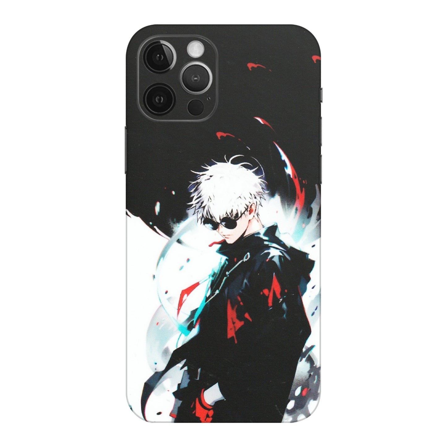 Apple iPhone Skins (All Models) - Gojo Powerful Charater Kaisen Anime - Matte Finish (M-144) iPhone 12 Pro Max