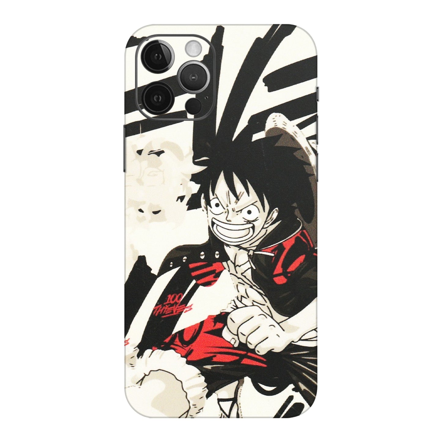 Apple iPhone Skins (All Models) - Monkey D.Luffy Manga Anime - Matte Finish (M-145) iPhone 12 Pro Max