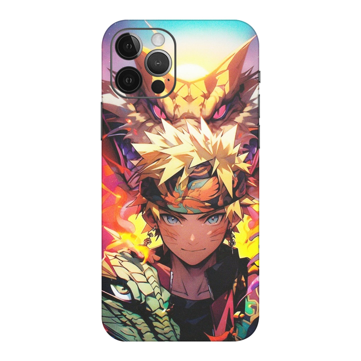 Apple iPhone Skins (All Models) - Angry Naruto Anime - Matte Finish (M-148) iPhone 12 Pro Max