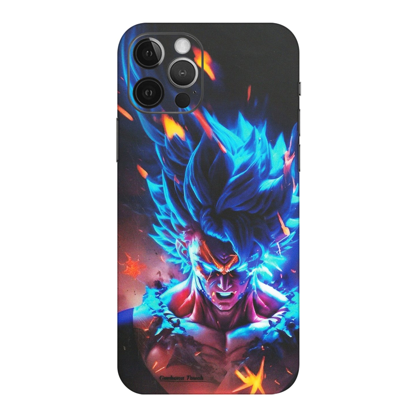 Apple iPhone Skins (All Models) - Angry Goku Dragon Ball Anime - Matte Finish (M-150) iPhone 12 Pro Max