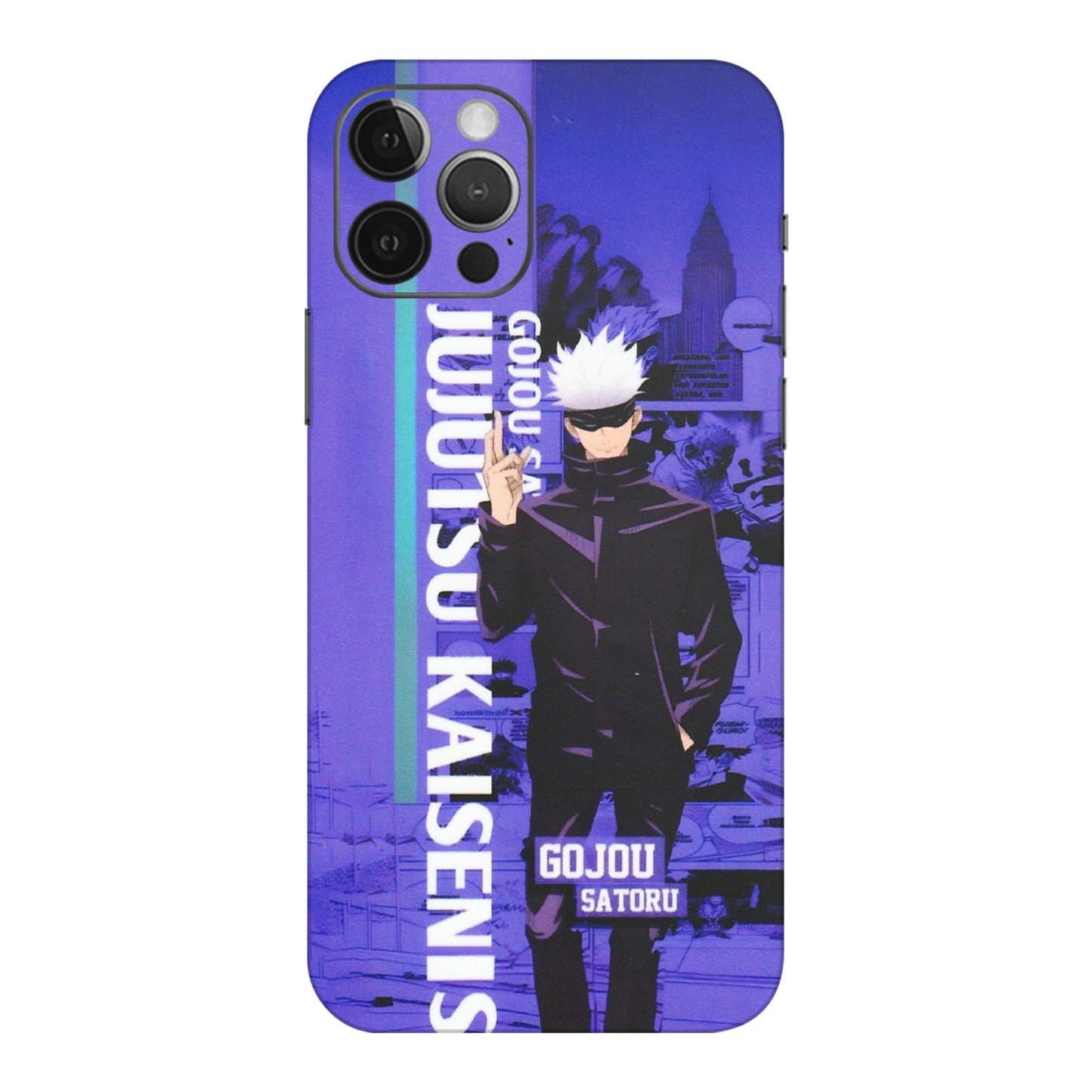 Apple iPhone Skins (All Models) - Jujutsu Kaisen Gojo - Matte Finish (M-05) iPhone 12 Pro Max