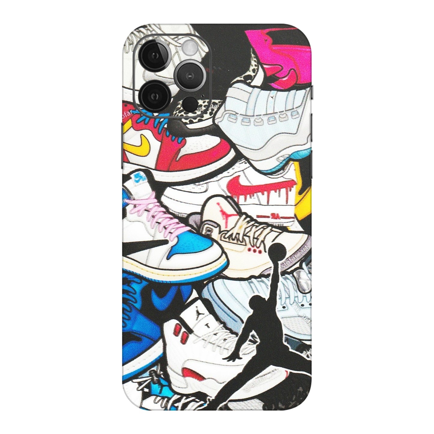 Apple iPhone Skins (All Models) - Jordan Sneakers Fan - Matte Finish (M-80) iPhone 12 Pro Max