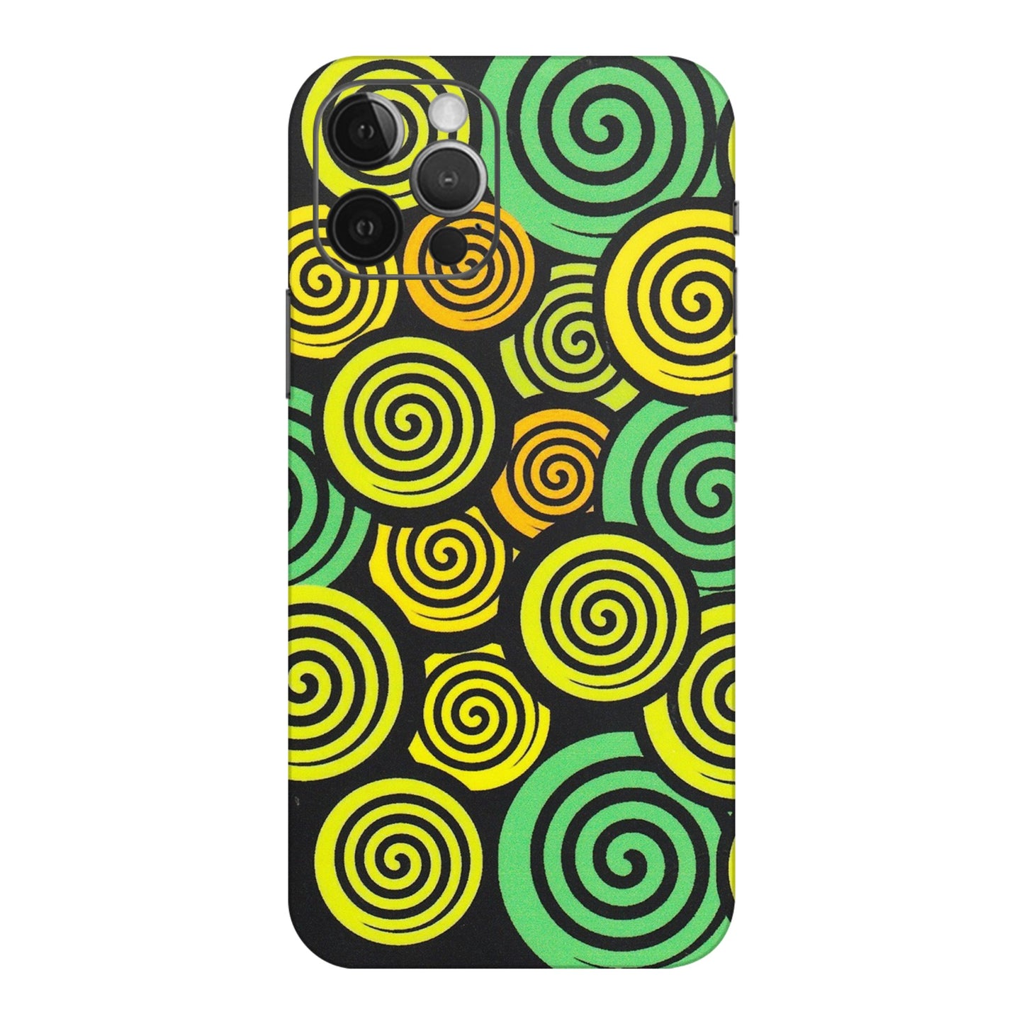 Apple iPhone Skins (All Models) - Crazy Spiral - Matte Finish (M-91) iPhone 12 Pro Max