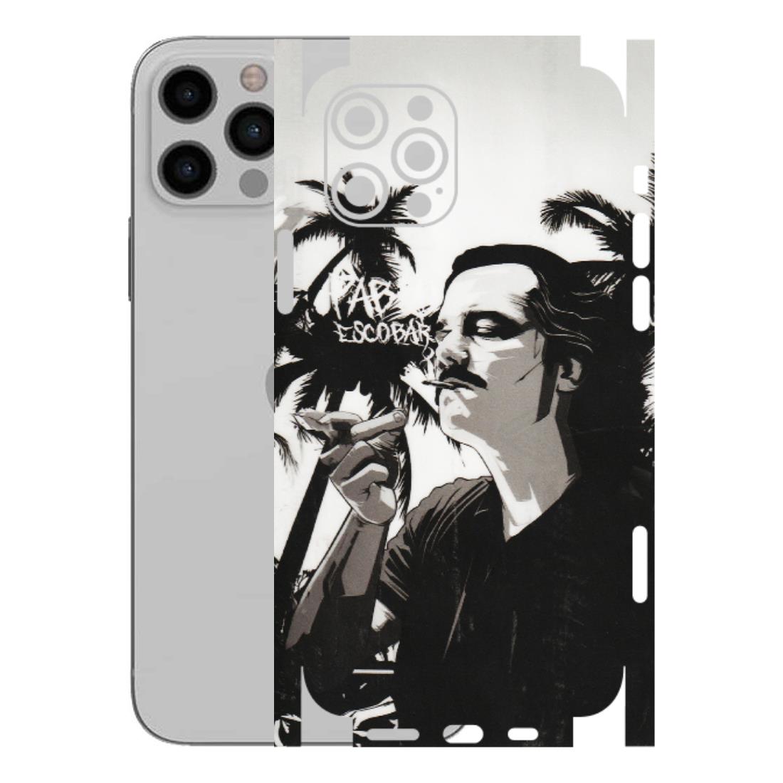 Apple iPhone Skins (All Models) - Pab Escobar - Transparent Finish (T-05) iPhone 12 Pro