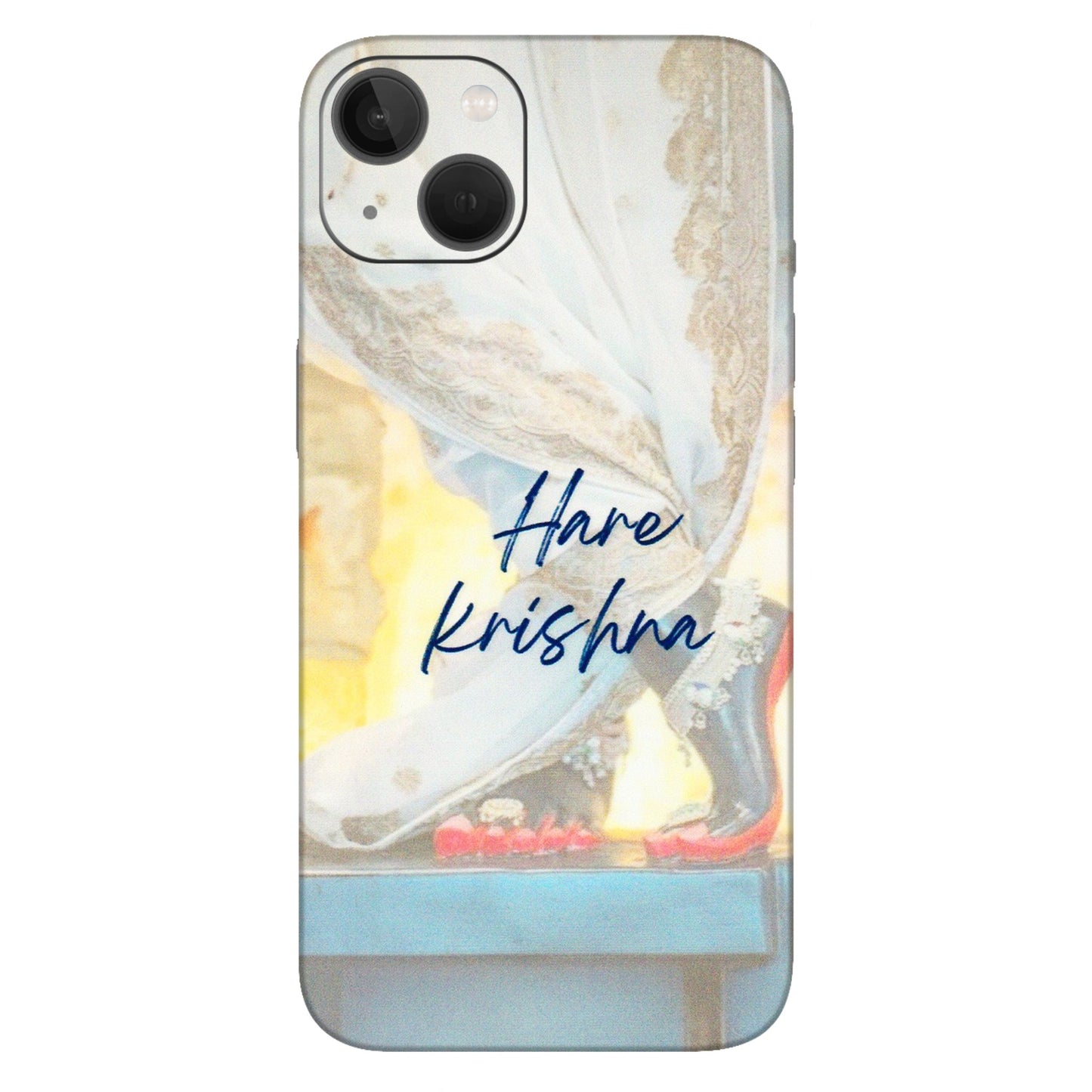 Apple iPhone Skins (All Models) - Hare Krishna - 3D Embossed Finish (L-03) iPhone 13