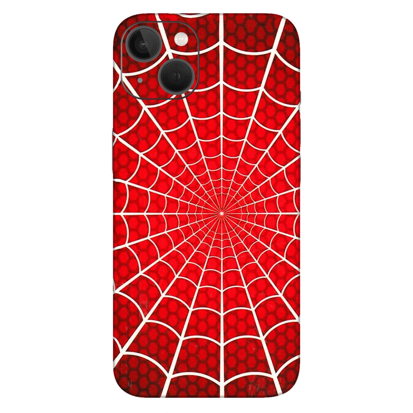 Apple iPhone Skins (All Models) - Classic Spidey Web - 3D Embossed Finish (L-115) iPhone 13
