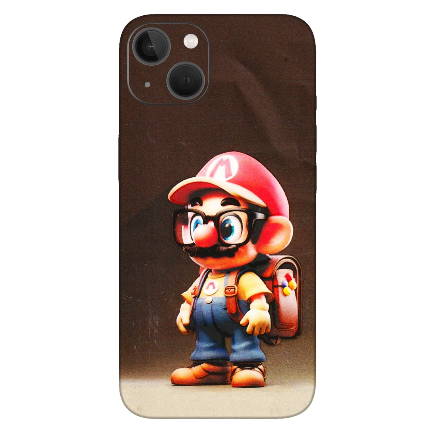 Apple iPhone Skins (All Models) - Little Mario - 3D Embossed Finish (L-119) iPhone 13