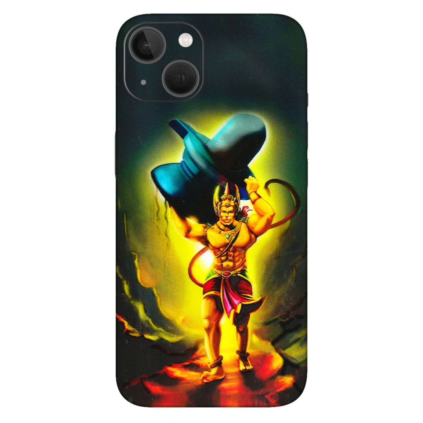 Apple iPhone Skins (All Models) - Hanuman Ji - 3D Embossed Finish (L-128) iPhone 13