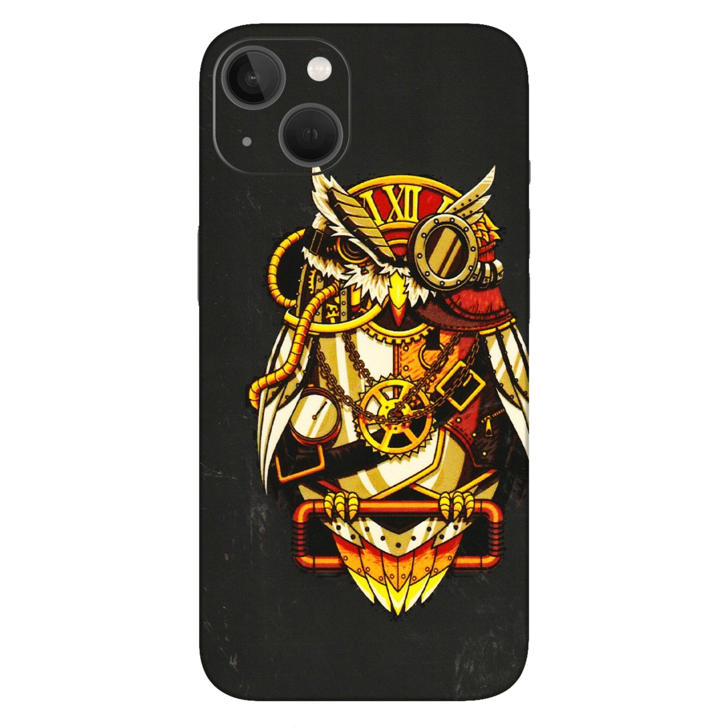 Apple iPhone Skins (All Models) - Classy Smart Owl - 3D Embossed Finish (L-144) iPhone 13