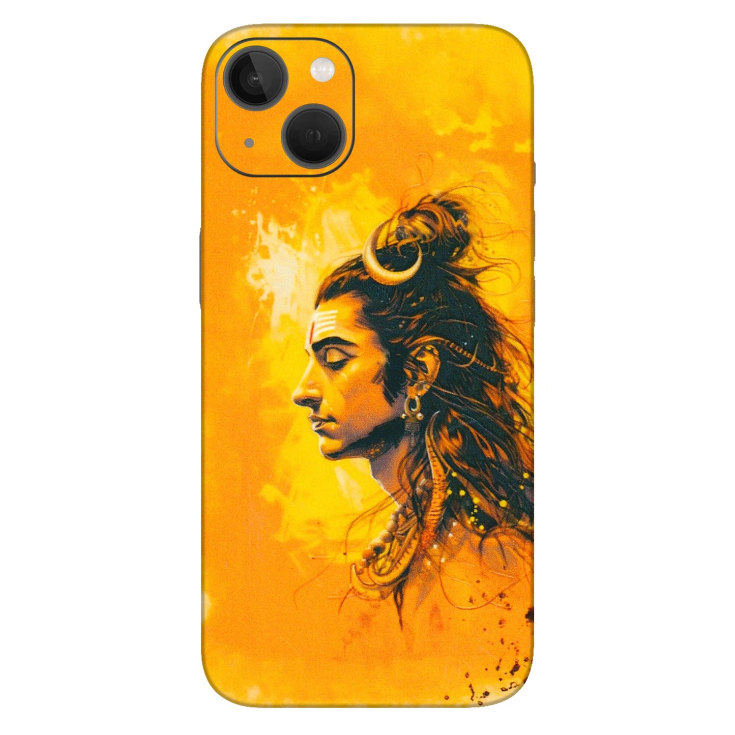 Apple iPhone Skins (All Models) - Shiv Shakti - 3D Embossed Finish (L-14) iPhone 13