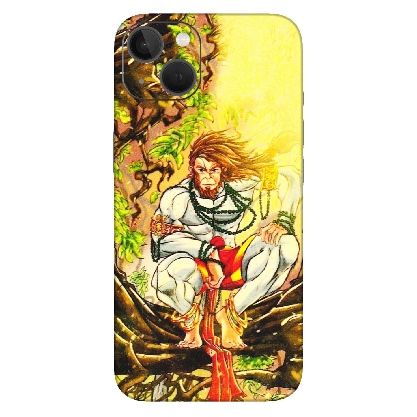 Apple iPhone Skins (All Models) - Lord Hanuman - 3D Embossed Finish (L-152) iPhone 13