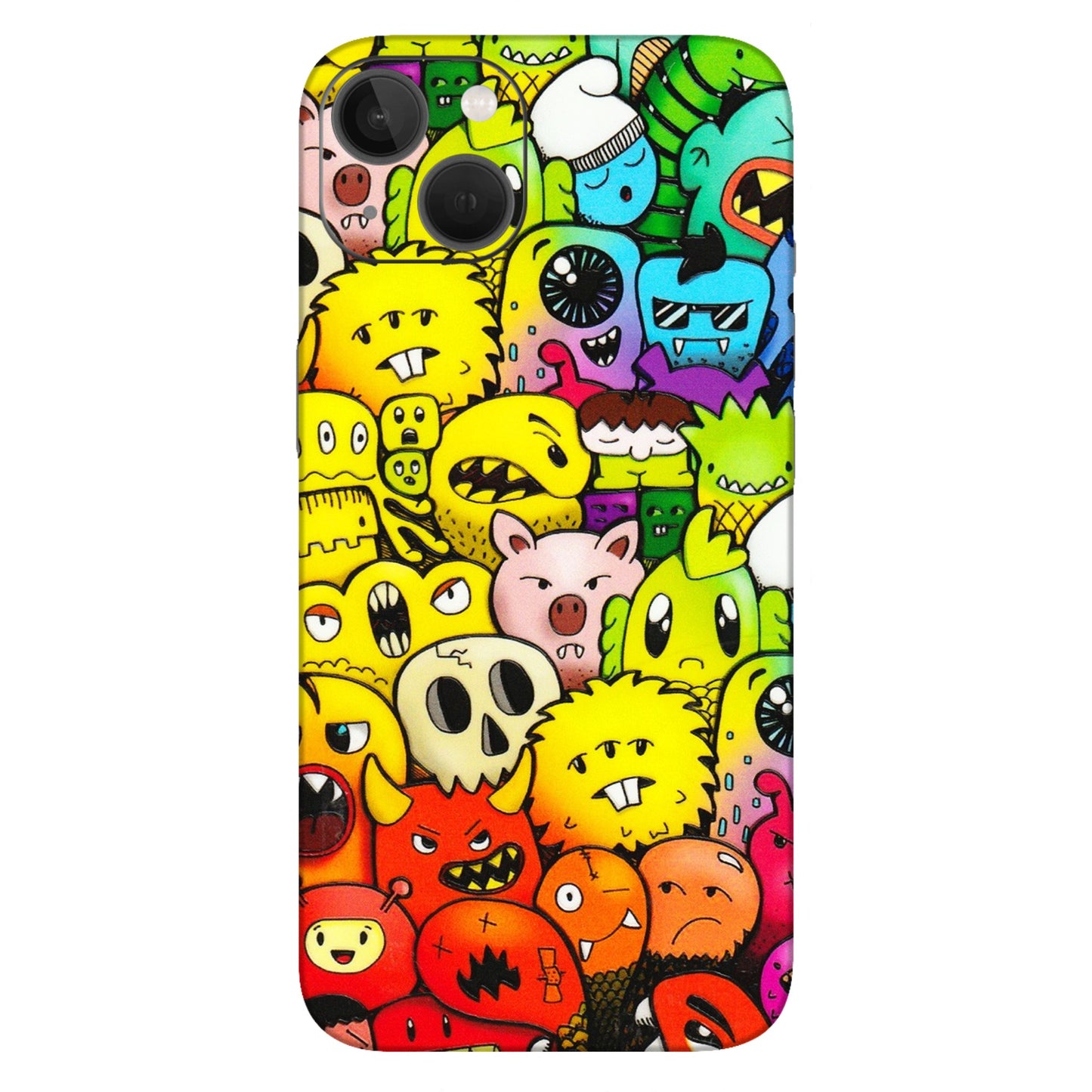 Apple iPhone Skins (All Models) - Angry Funkies - 3D Embossed Finish (L-169) iPhone 13