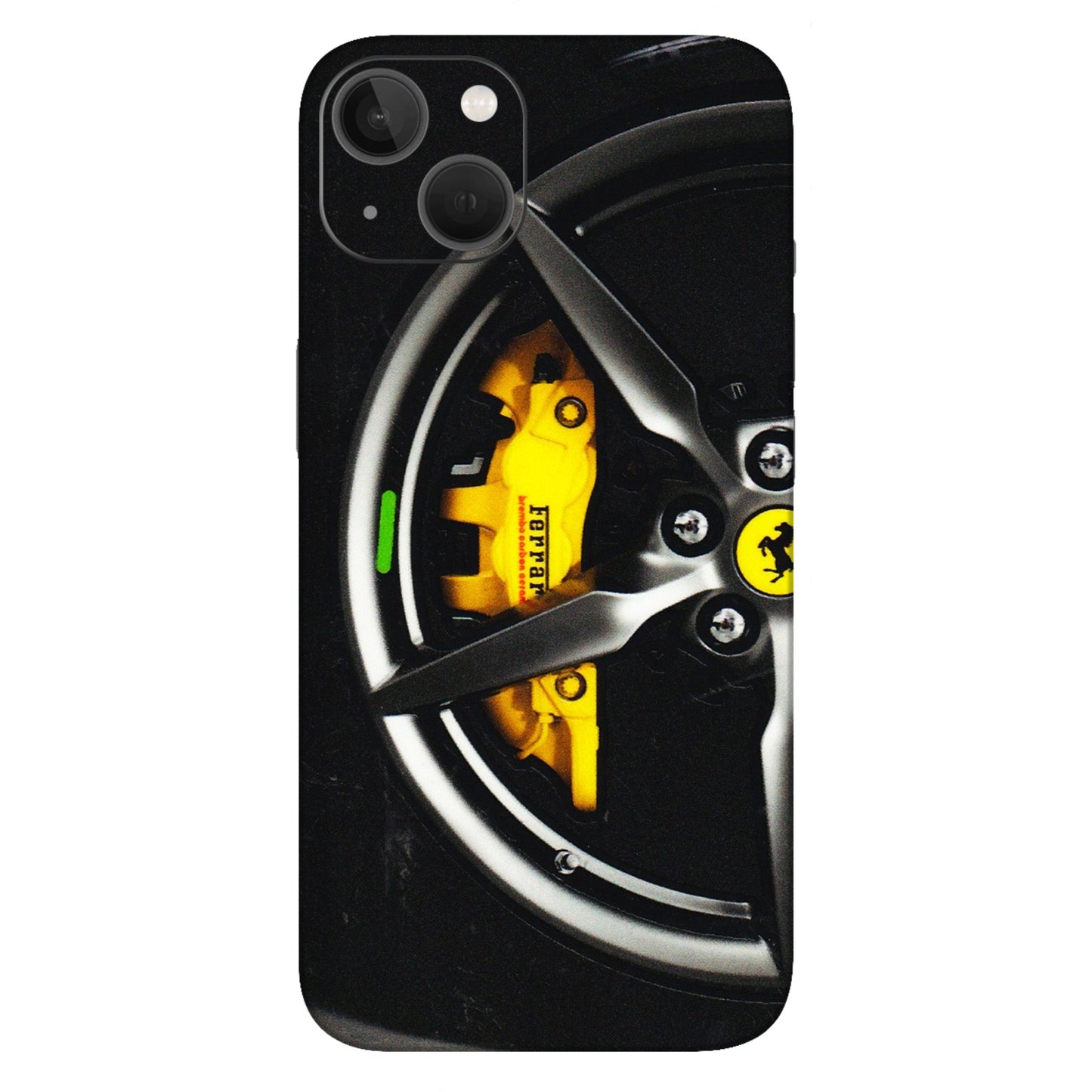 Apple iPhone Skins (All Models) - Ferrari Wheel Alloy - 3D Embossed Finish (L-173) iPhone 13