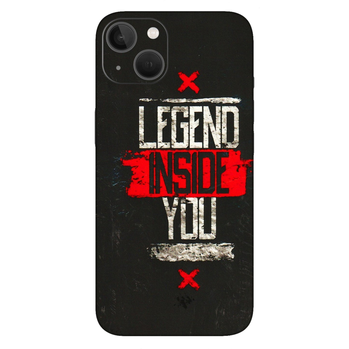 Apple iPhone Skins (All Models) - Legend Inside You - 3D Embossed Finish (L-186) iPhone 13