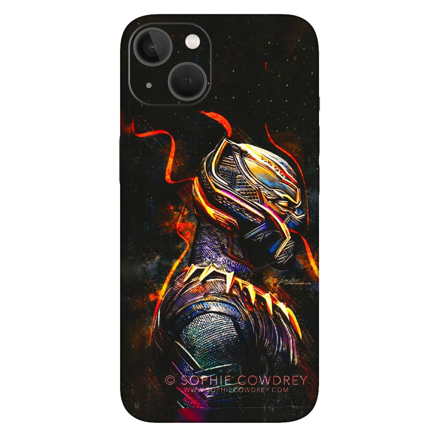Apple iPhone Skins (All Models) - Black Panther - 3D Embossed Finish (L-190) iPhone 13
