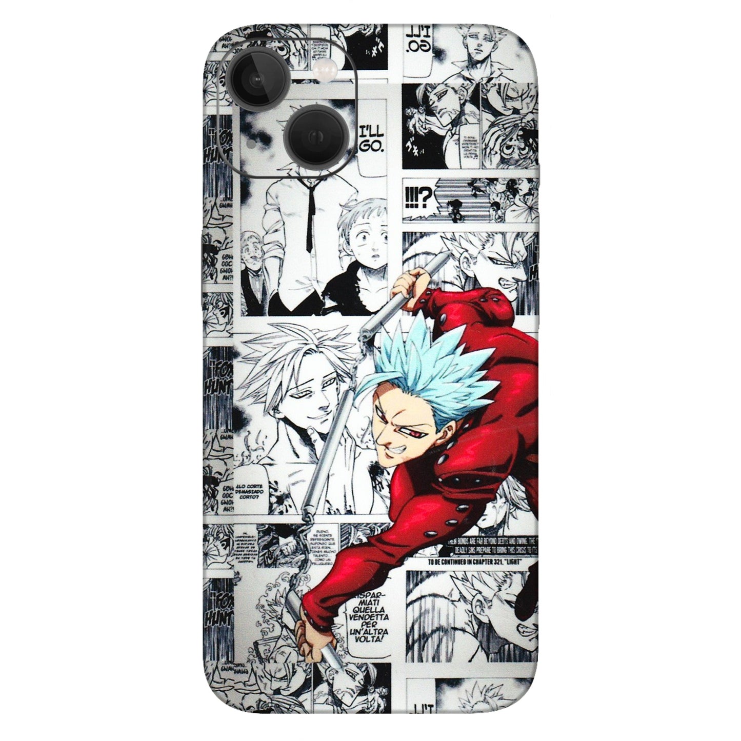 Apple iPhone Skins (All Models) - Anime Comic - 3D Embossed Finish (L-192) iPhone 13