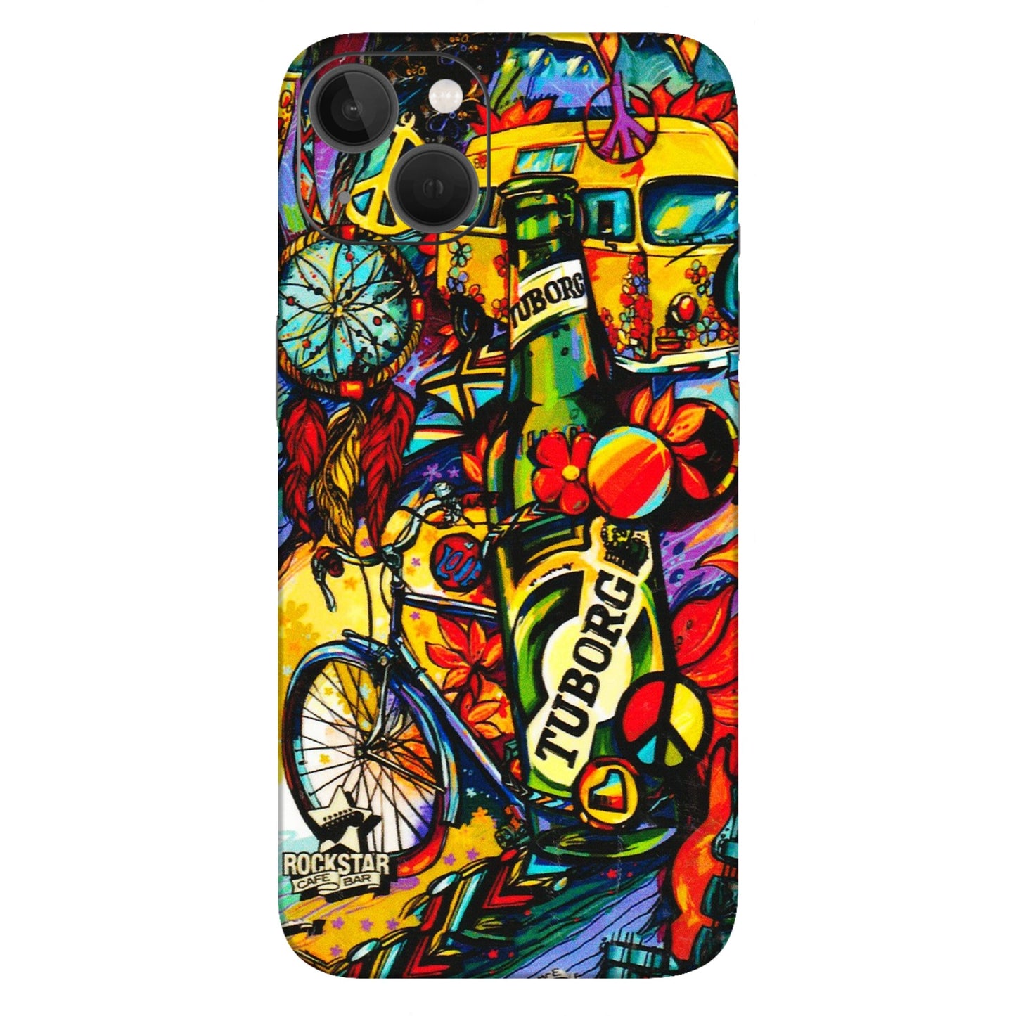 Apple iPhone Skins (All Models) - Cool Beer Bottle - 3D Embossed Finish (L-193) iPhone 13