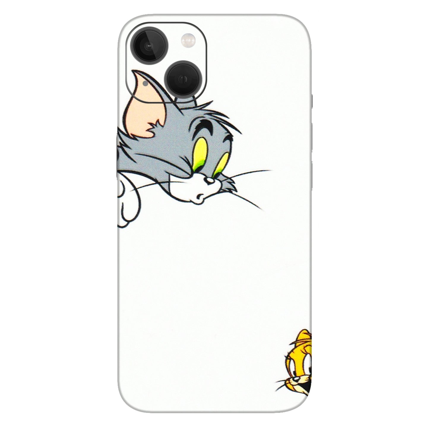 Apple iPhone Skins (All Models) - Cute Tom And Jerry - 3D Embossed Finish (L-220) iPhone 13