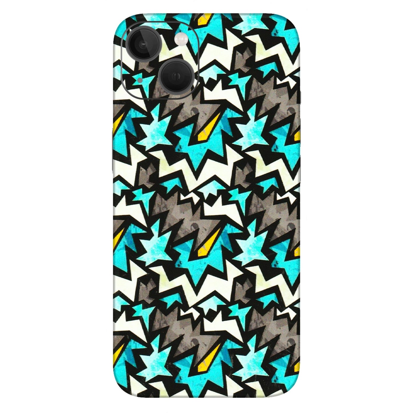 Apple iPhone Skins (All Models) - Funky Zig Zag - 3D Embossed Finish (L-223) iPhone 13