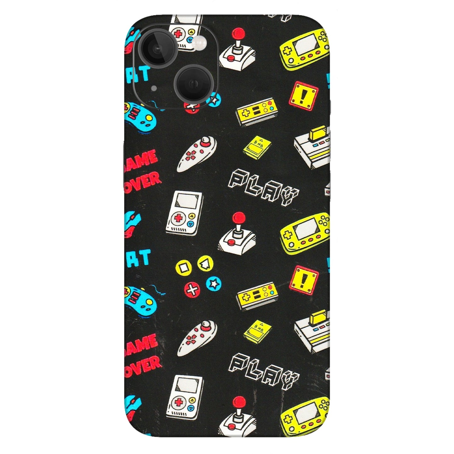 Apple iPhone Skins (All Models) - Gaming Doodles - 3D Embossed Finish (L-224) iPhone 13