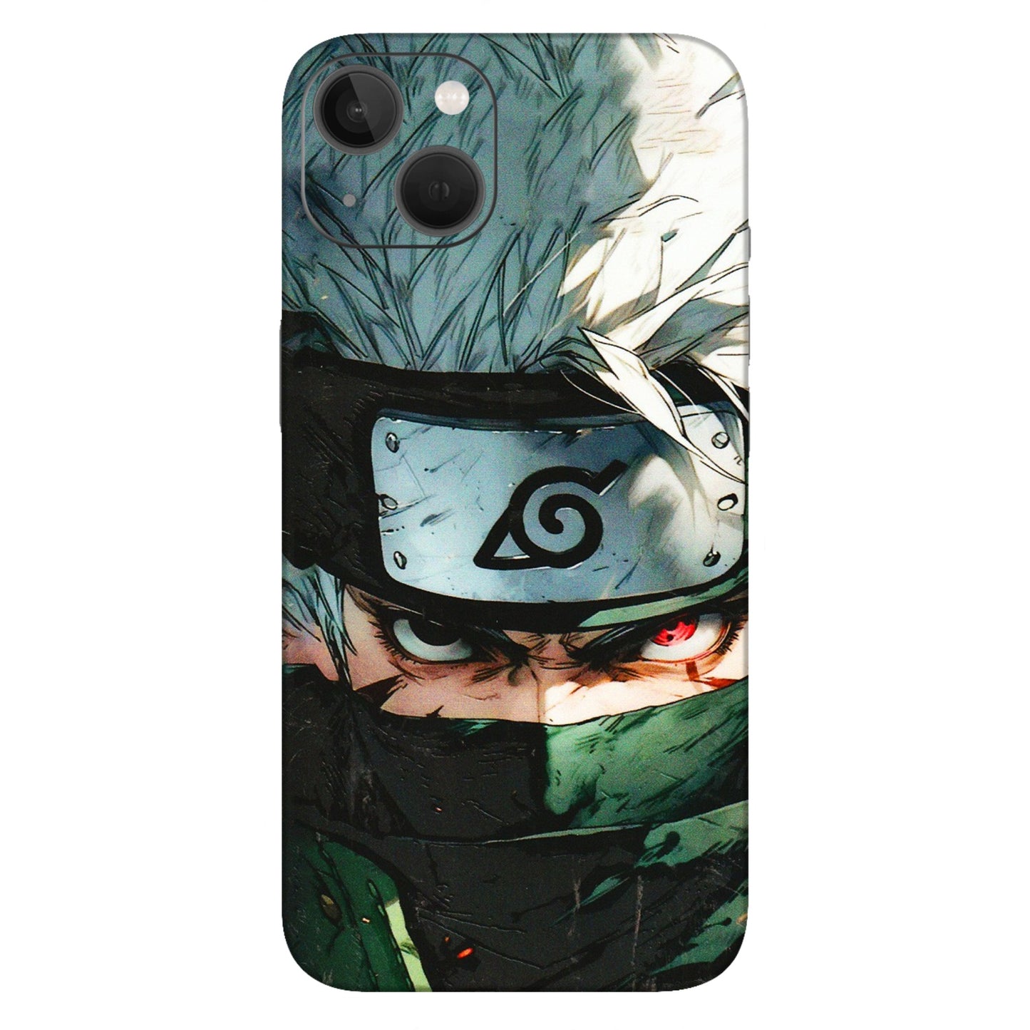 Apple iPhone Skins (All Models) - Kakashi Red Eye Focus - 3D Embossed Finish (L-227) iPhone 13