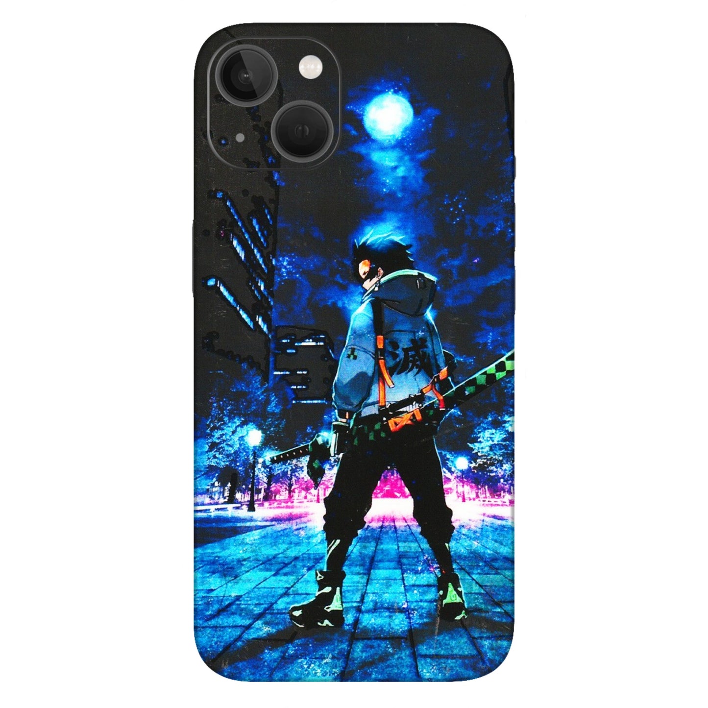 Apple iPhone Skins (All Models) - Demon Slayer Sword - 3D Embossed Finish (L-247) iPhone 13