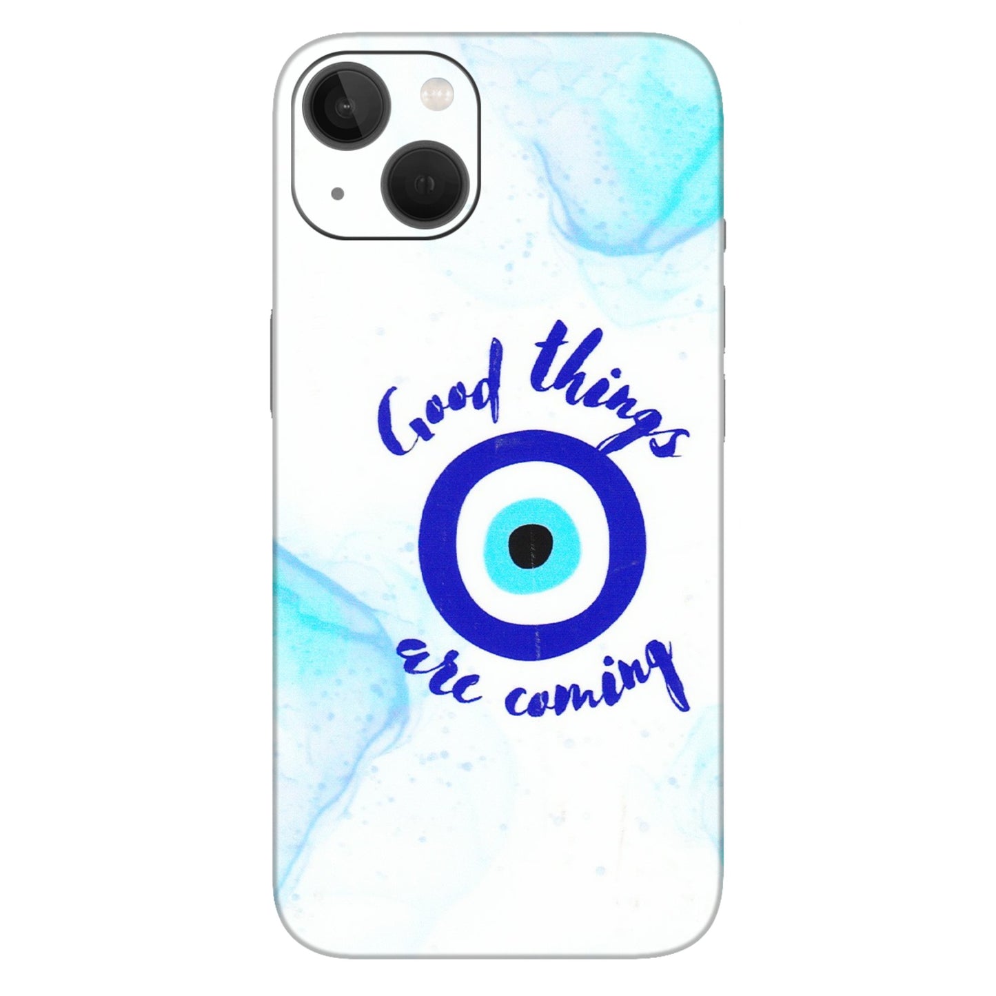 Apple iPhone Skins (All Models) - Evil Eye Good Things Are Coming - 3D Embossed Finish (L-322) iPhone 13