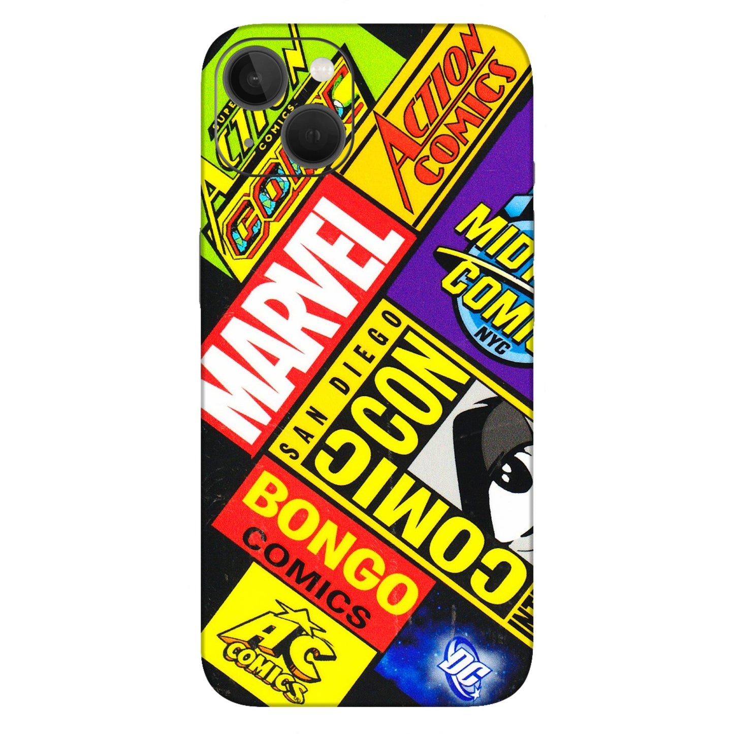 Apple iPhone Skins (All Models) - Bongo Comic Con - 3D Embossed Finish (L-325) iPhone 13