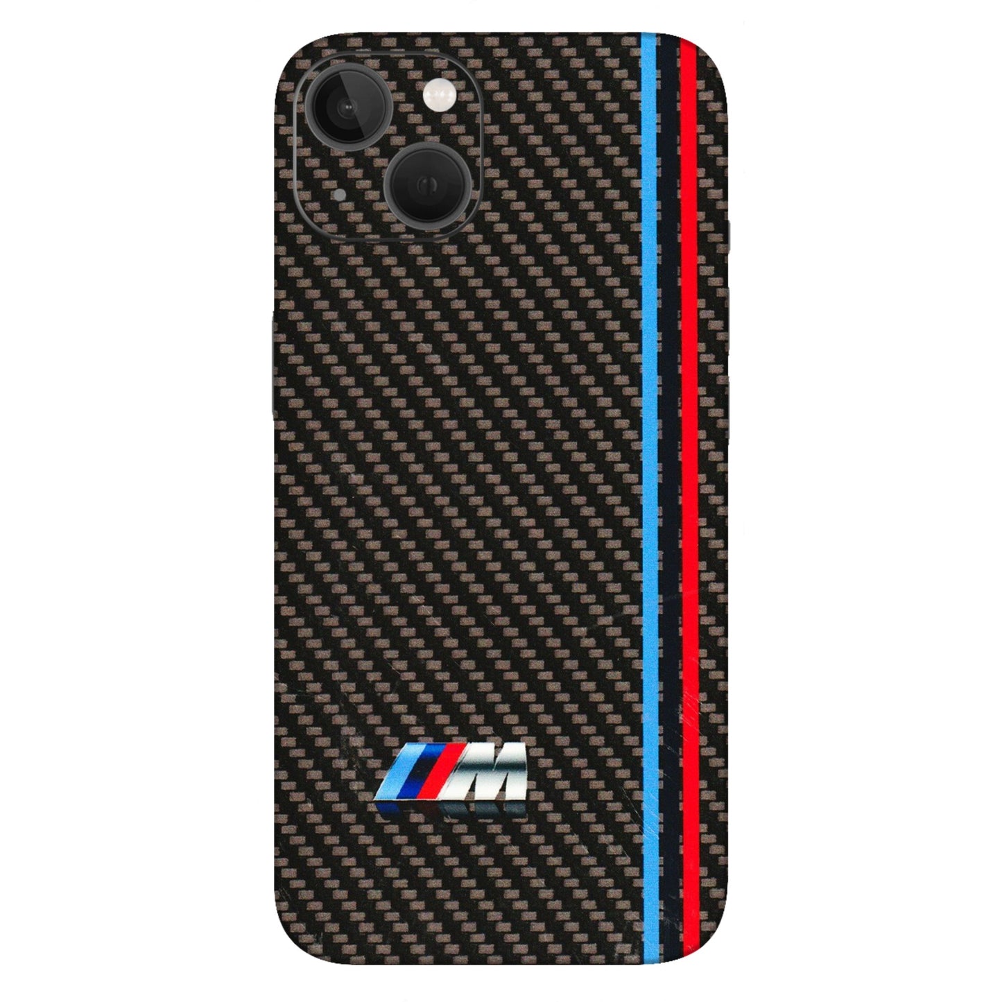 Apple iPhone Skins (All Models) - BM Carbon Fiber Feels - 3D Embossed Finish (L-38) iPhone 13