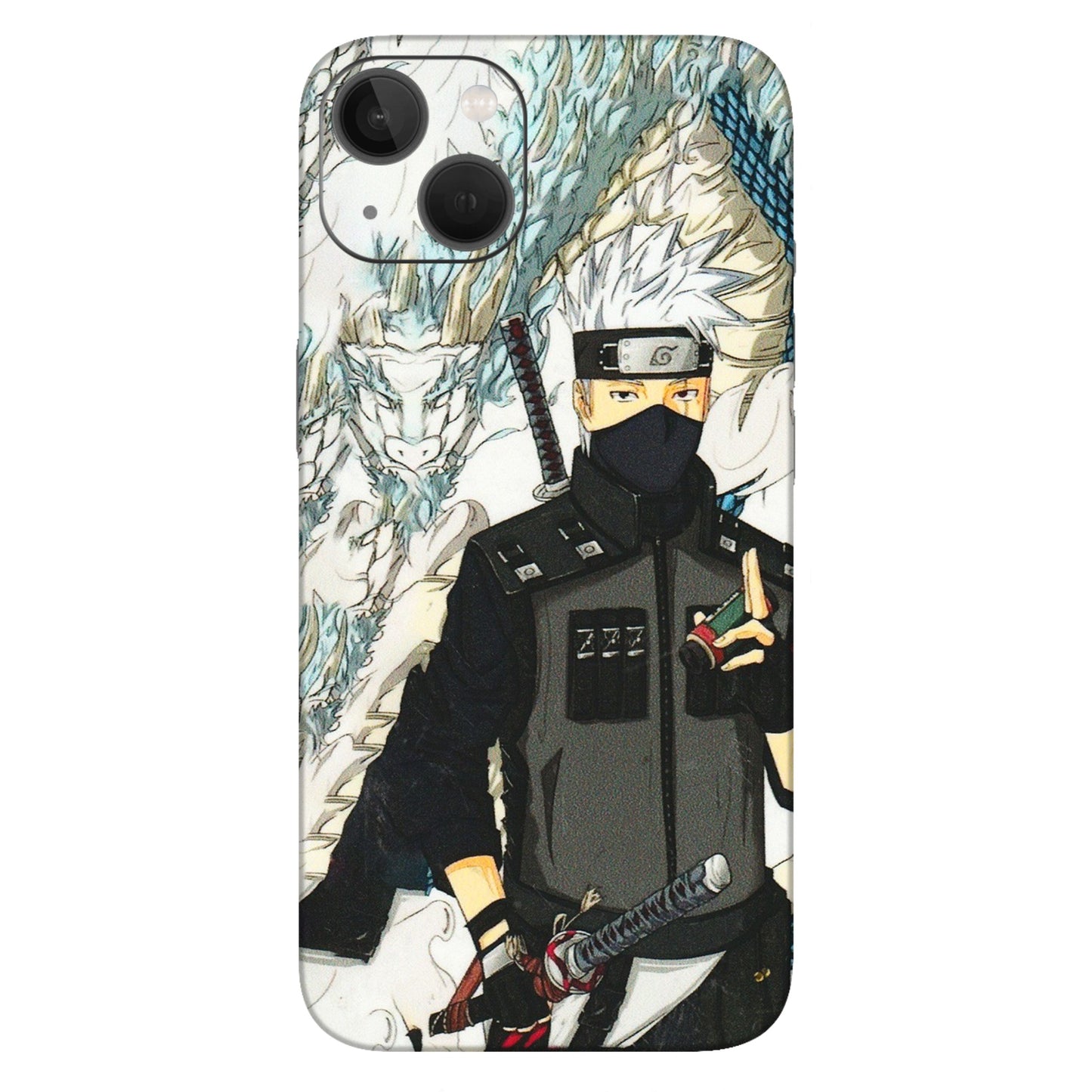Apple iPhone Skins (All Models) - Kakashi Hatake Naruto Anime - 3D Embossed Finish (L-46) iPhone 13